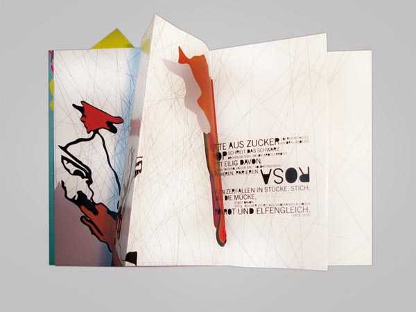Brochure Design by Britta Siegmund for an Artist