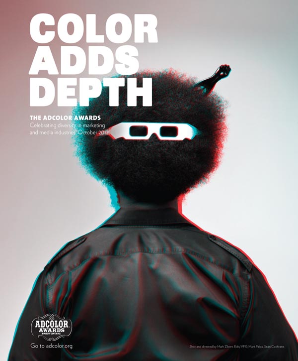 QuestLove - Color Adds Depth - Pro Bono campaign for AdColor
