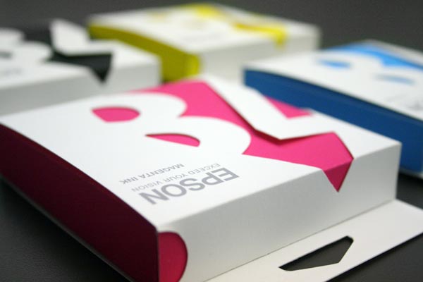 Epson ink cartridge Packaging Design Concept by Ali Prater