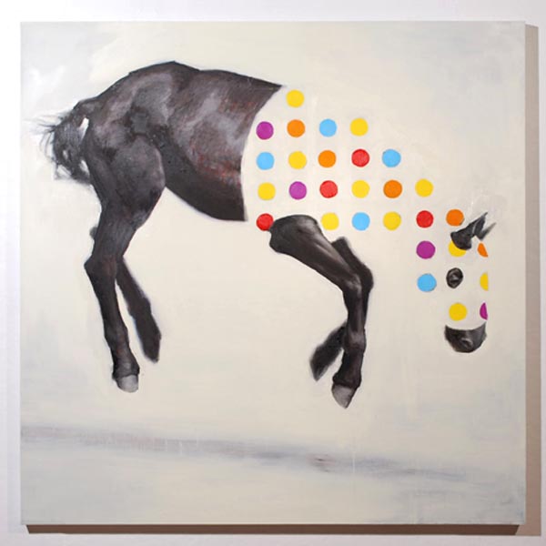 Equine Variation No. 1 - Oil on Canvas by Russ Noto