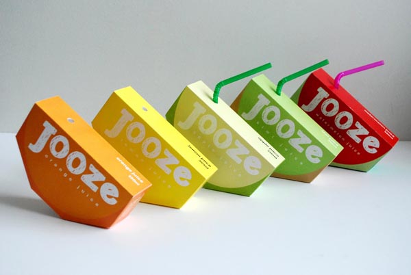 Jooze Fruit Juices Packaging Design by Yunyeen Yong