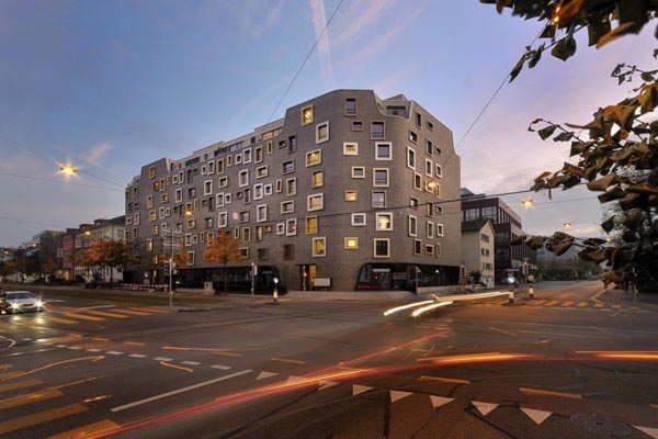 K.I.S.S. Apartment Building in Zurich, Switzerland - designed by Camenzind Evolution
