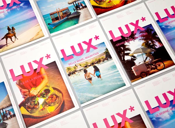 LUX Island Resorts - Identity and Packaging Design by And Smith