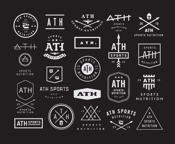 Logo Concepts by Nick Hood for ATH Sports Nutrition