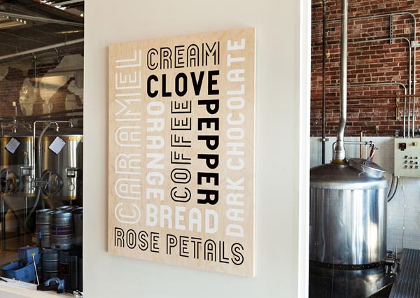 Loveland Aleworks - Plywood Poster by Manual
