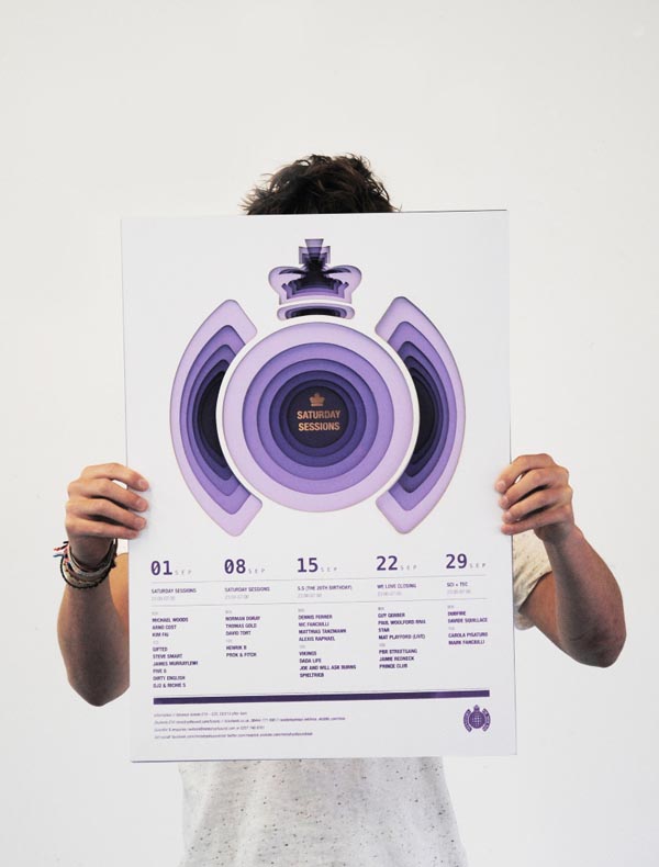 Ministry of Sound - Poster with Multible Layers
