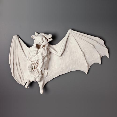 Outfoxed - hand built porcelain sculpture by Kate MacDowell