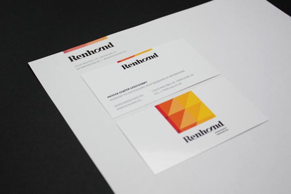 Renhand Stationery and Business Cards by Design Studio Higher