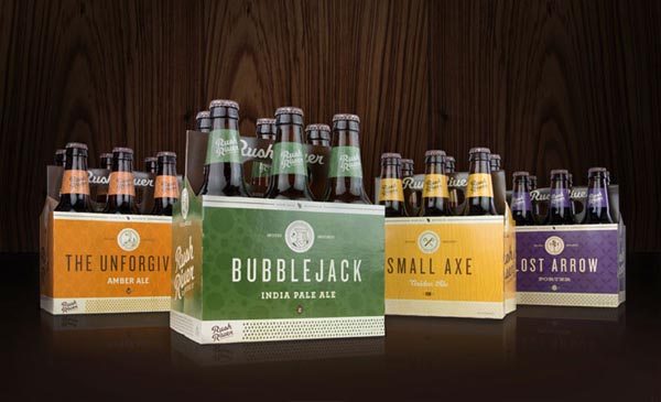 Rush River Brewery Identity and Packaging by Westwerk