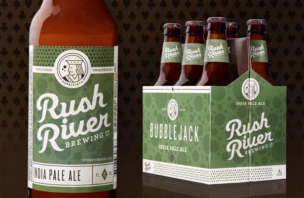 Rush River Brewery Package Design by Westwerk