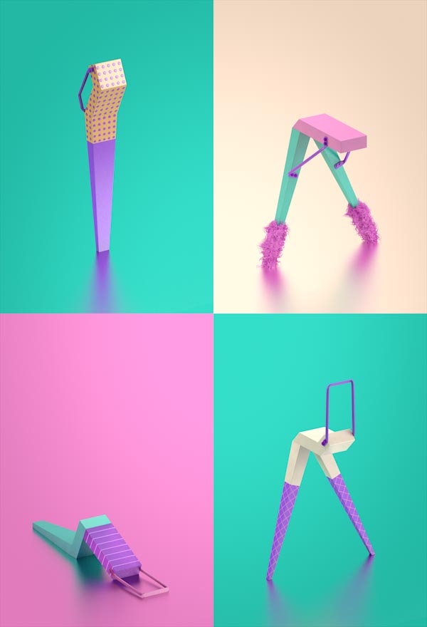 Spring/Summer 2012 - 3D Objects Aerobic Style by Fabrice Le Nezet