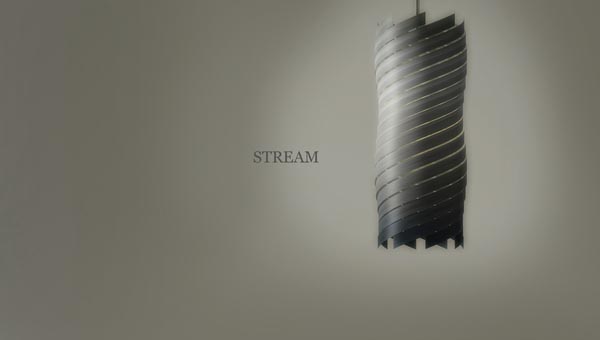 Stream Lamp Design Concept by Enrico Zanolla