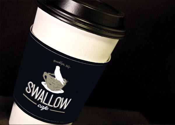 Swallow Cafe Identity by No Entry Design