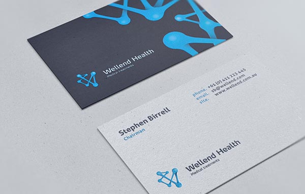 Wellend Health Business Cards designed by Vision Trust