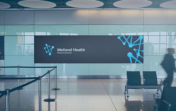 Wellend Health Identity - Banner Design by Vision Trust