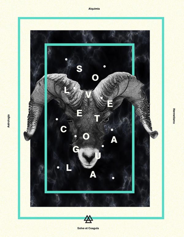 Solve et Coagula - Devilish Poster Illustration by Nicolas Lalli