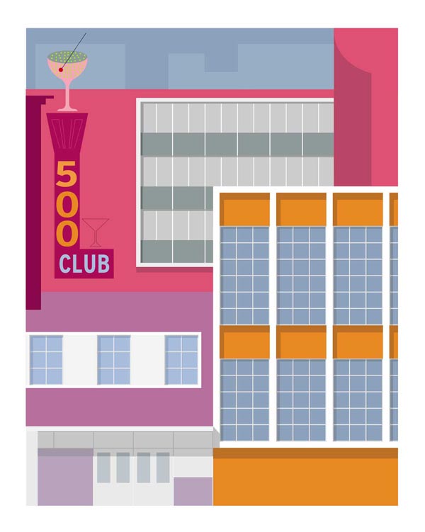 500 Club - Forgotten Modernism of San Francisco's Architecture by Michael Murphy