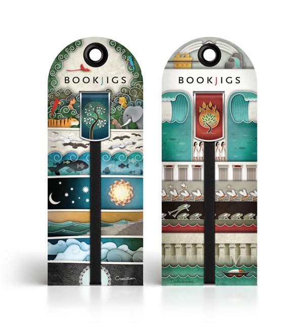 Biblical Unique Illustrated Bookmarks by Modern8
