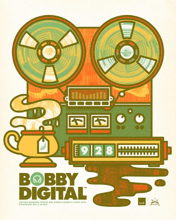 Bobby Digital Poster Design for Robert Walker