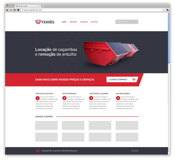 Ferrês Website Web Design by Br/Bauen
