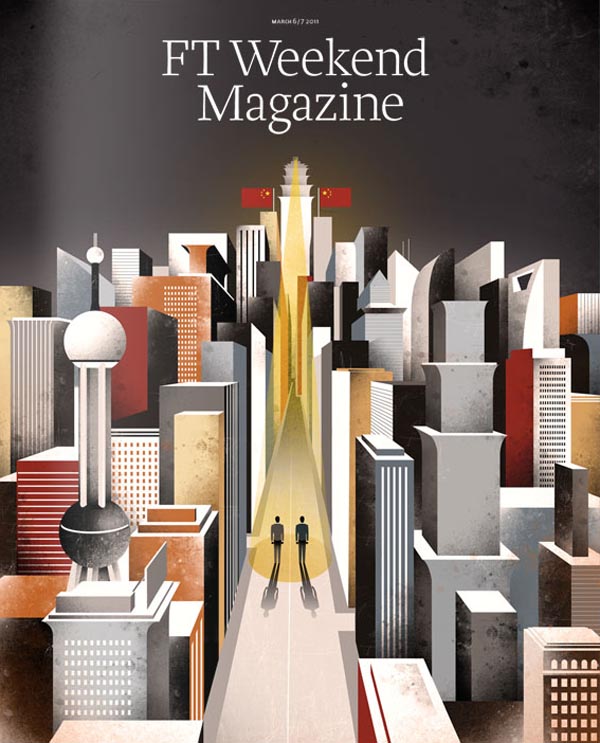 Financial Times Cover Illustration by Borja Bonaque
