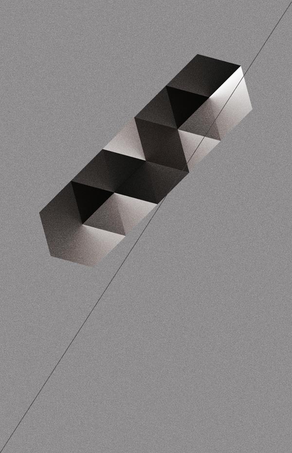 Graphic Artwork of Geometric Shapes by ngrafik