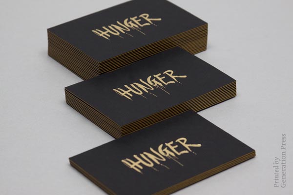 Hunger Business Card Design by Ben Jeffrey
