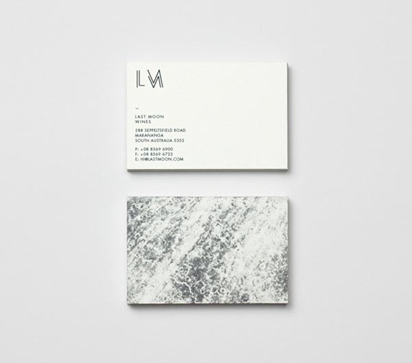 Last Moon Business Cards by Graphic Designer Tomas Sabbatucci