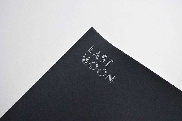 Last Moon Stationery by Graphic Designer Tomas Sabbatucci