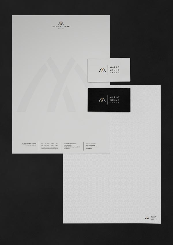 Marlo Young Group - Stationery Design by Marcel Buerkle