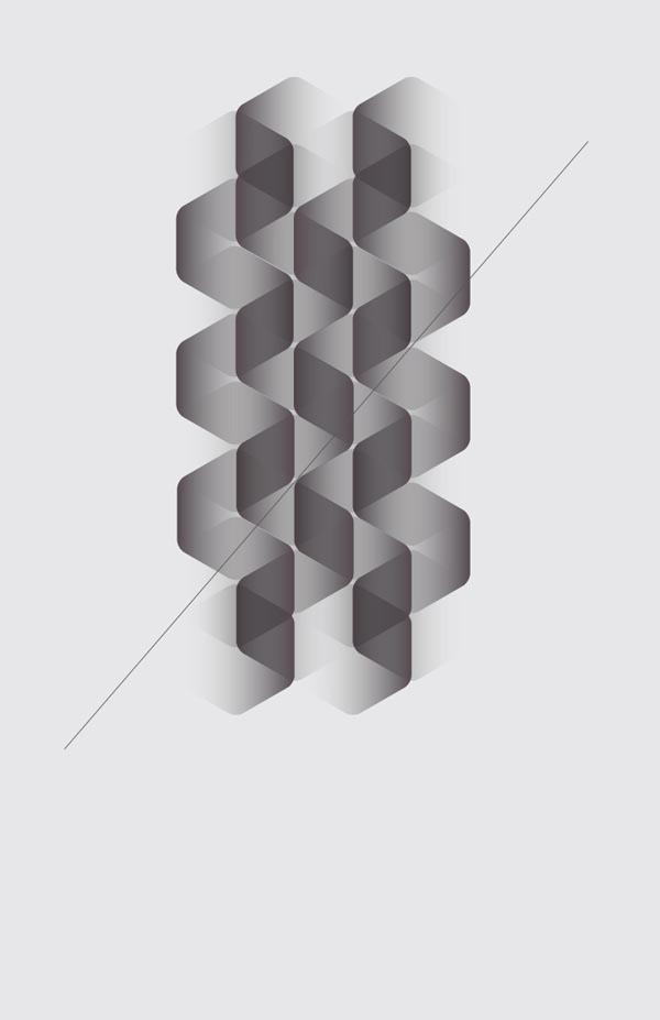 Minimal Graphic Artwork of Geometric Shapes by ngrafik