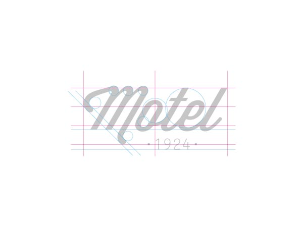 Motel - logo design by Otto Climan