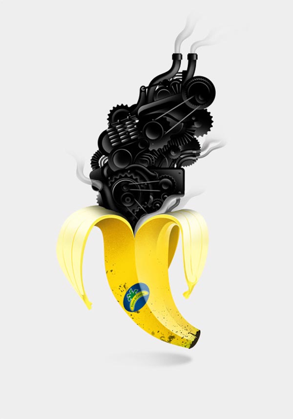 Plátano de Canarias - Illustrated Concept by Borja Bonaque