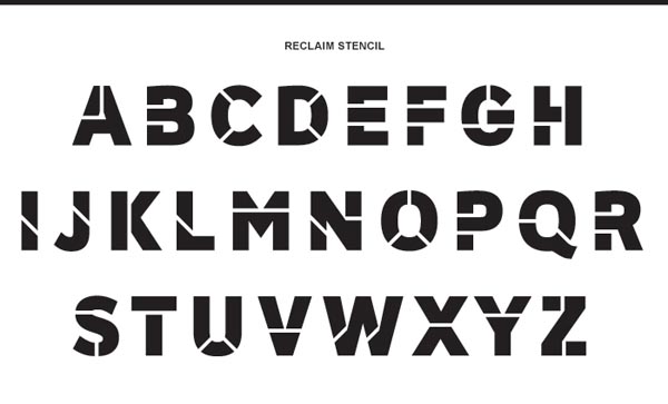 Reclaim Stencil Custom Type