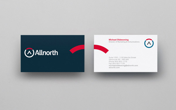 Allnorth Business Cards