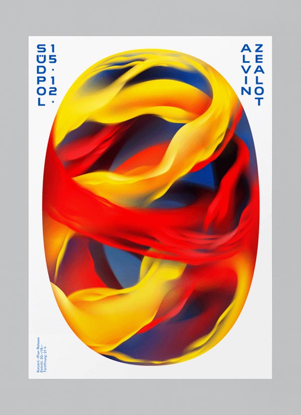 Alvin Zealot - Südpol Poster Design by Felix Pfäffli