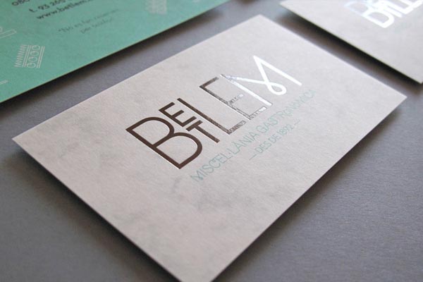 Betlem Gastro Bar Business Cards Design by Toormix