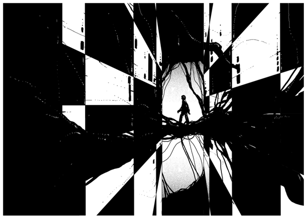 Black and White Illustration by Kilian Eng