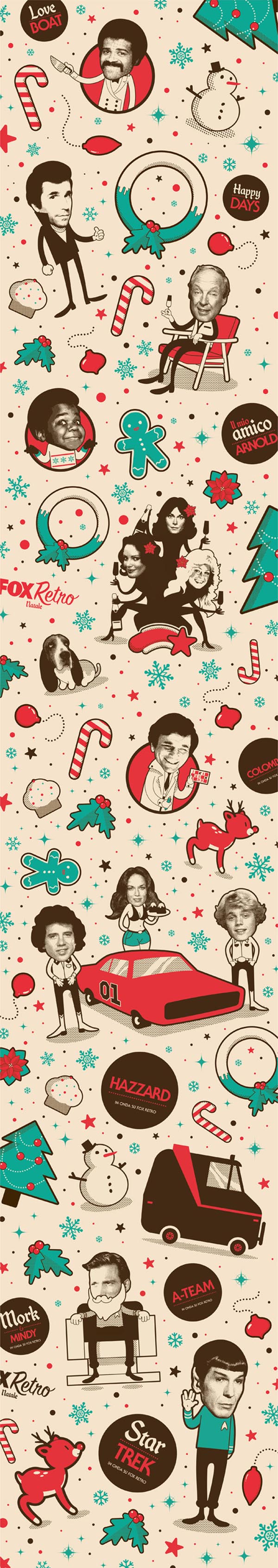 Christmas promo for Fox Retro from 2012