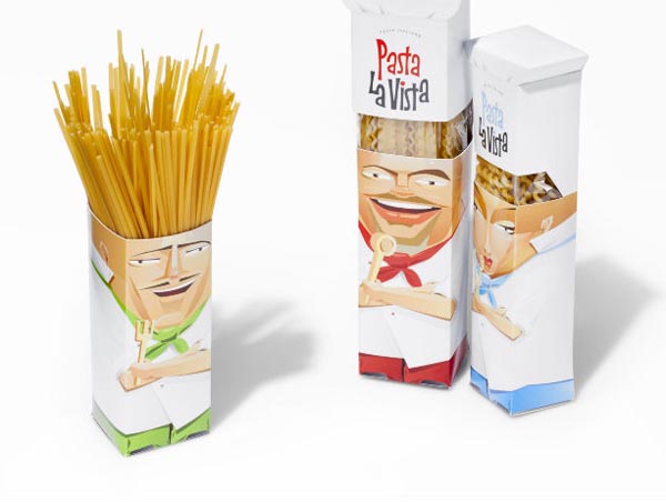 Creative Packaging Design for Pasta La Vista by Andrew Gorkovenko