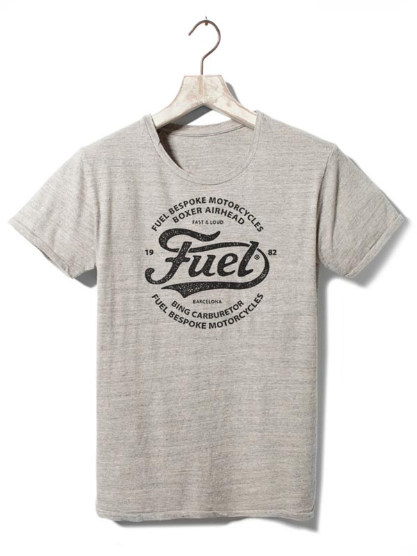 Fuel Motorcycles T-Shirt with Logo by BMD Design
