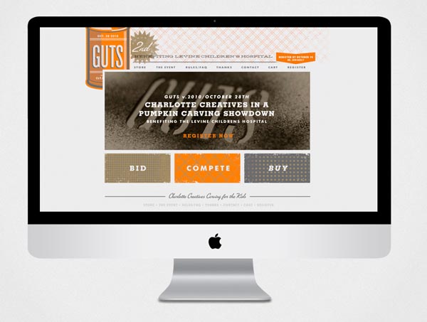 GUTS annual design community - website design by Matt Stevens