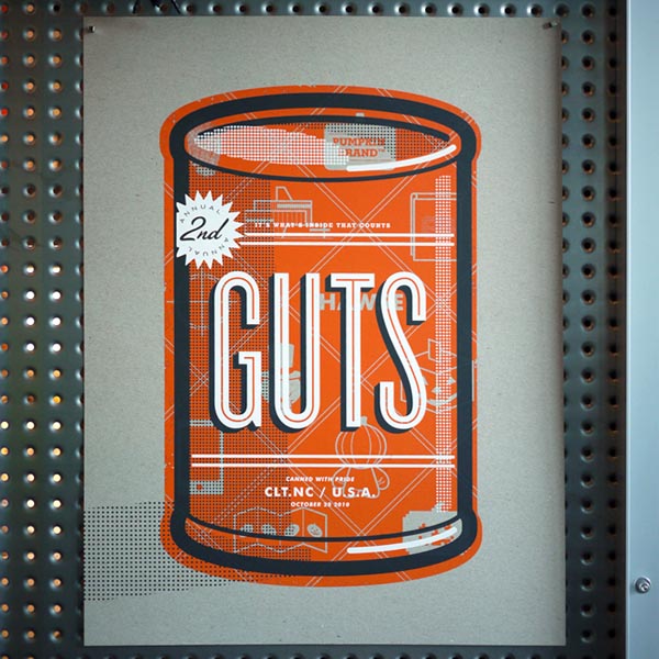 GUTS Annual design community event concept and visual communications by Matt Stevens