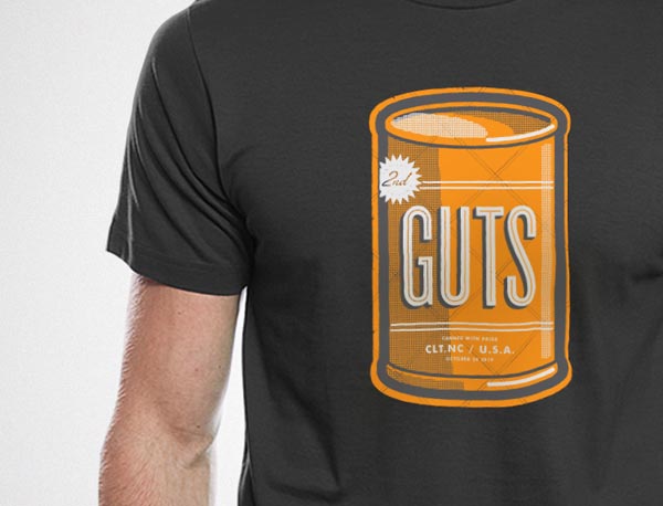 GUTS Annual design community event t-shirt design by Matt Stevens