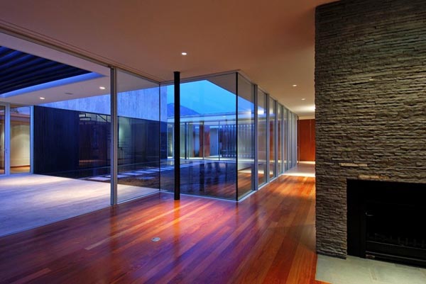Inside the Kübler House in Colina, Chile by 57STUDIO