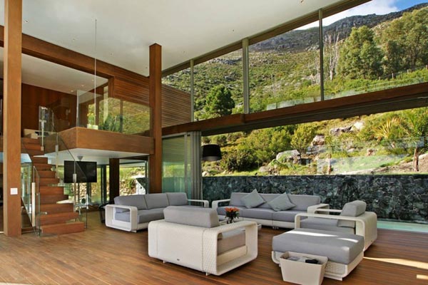 Interior of the Spa House in Cape Town, South Africa by Metropolis Design