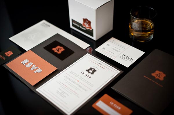 Leather Soul Invitation Package by Wall to Wall