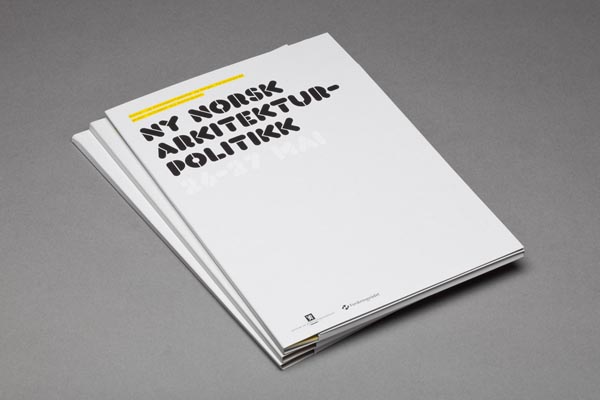Ny Norsk Arkitekturpolitikk Conference Identity Design by Your Friends