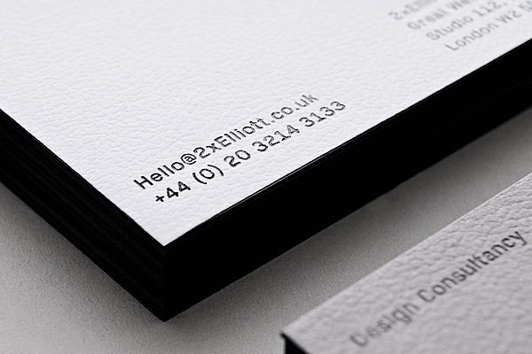 Two Times Elliott - Corporate Stationery - Detail Shot