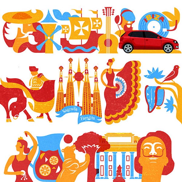 Volkswagen on Look at me - Spain Illustrations by Iv Orlov